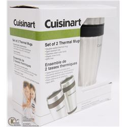 SET OF 2 CUISINART THERMAL MUGS