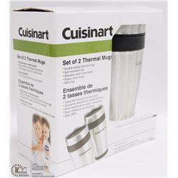 SET OF 2 CUISINART THERMAL MUGS