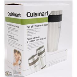 SET OF 2 CUISINART THERMAL MUGS