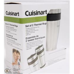 SET OF 2 CUISINART THERMAL MUGS