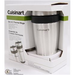 SET OF 2 CUISINART THERMAL MUGS