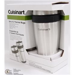 SET OF 2 CUISINART THERMAL MUGS