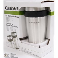 SET OF 2 CUISINART THERMAL MUGS