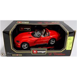 BURAGO DODGE VIPER CAR SCALE 1:18 DIE CAST
