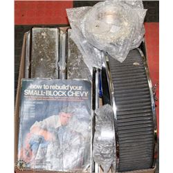 LARGE BOX W/CHROME AIR CLEANER, HOLLY