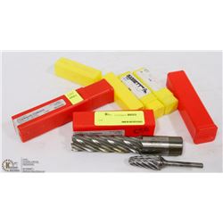 LOT OF TWO 7/8" LS COBALT END MILL BITS SOLD WITH