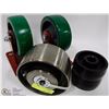 Image 1 : 2 HAMILTON FORGED STEEL INDUSTRIAL CASTORS SOLD W/
