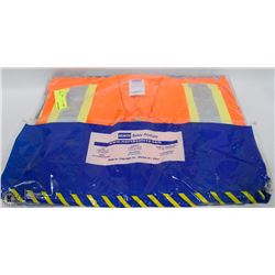 LOT OF 2 NORTH HI VIS COVERALLS SIZE 3XL