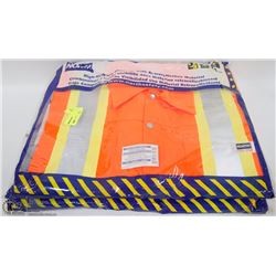 LOT OF 2 NORTH HI VIS COVERALLS SIZE 2XL