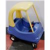 Image 1 : YELLOW AND BLUE LITTLE TYKES CAR