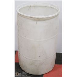 LARGE WHITE 205 LTR WATER BARREL