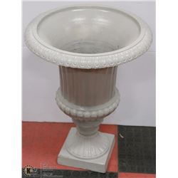 CAST IRON FLOWER PLANTER 2FT HIGH 19" DIAMETER