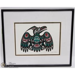 SIGNED MATTED & FRAMED JOE WILSON PRINT