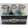 Image 1 : CASE OF 6 CRACKLE LIGHT OUTDOOR LIGHTS