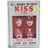 Image 1 : KISS "GET READY DETROIT" CONCERT POSTER