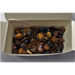 #9- LOT OF 25.55 CT NATURAL TIGERS EYE  GEMSTONES