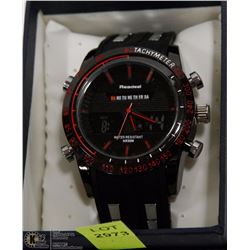 READEEL TACHYMETER DIGITAL WATCH W/ RUBBER STRAP
