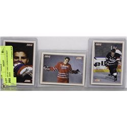 LOT OF 3 ERIC LINDROS HOCKEY CARDS