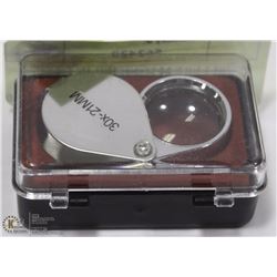 JEWELERS' MAGNIFIER IN CASE 30 POWER