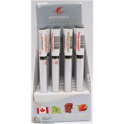 BOX OF 24 DISPOSABLE ELECTRONIC CIGARETTES