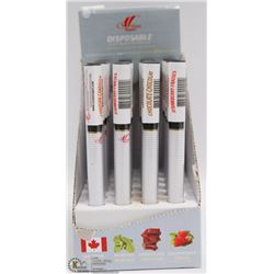 BOX OF 24 DISPOSABLE ELECTRONIC CIGARETTES