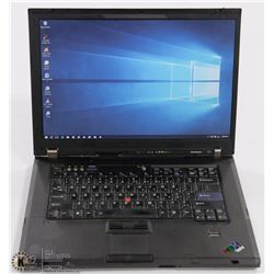 LENOVO THINKPAD T61 LAPTOP W/ WIN 10/ MS OFFICE 16