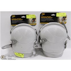 2 PAIRS OF CLC ULTRAFLEX NON-SKID PRO KNEEPADS
