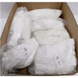 BOX OF L/9 WHITE WORK GLOVES
