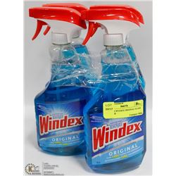 LOT OF 4 WINDEX ORIGINAL GLASS CLEANER