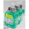 Image 1 : LOT OF 3 GOJO GREEN FOAM HAND, HAIR & BODY SOAP
