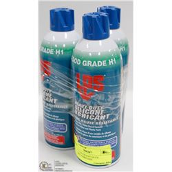 LOT OF 3 LPS HEAVY DUTY SILICONE LUBRICANT