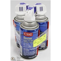 LOT OF 3 CRC DUSTER AEROSOL DUST REMOVAL SYSTEM