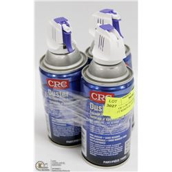 LOT OF 3 CRC DUSTER AEROSOL DUST REMOVAL SYSTEM