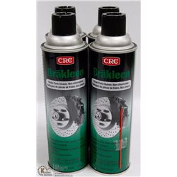 LOT OF 4 CRC BRAKLEEN NON-CHLORINATED BRAKE PARTS