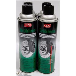 LOT OF 4 CRC BRAKLEEN NON-CHLORINATED BRAKE PARTS