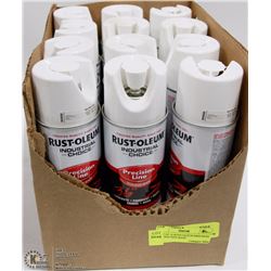 CASE OF 12 RUST-OLEUM PRECISION LINE SOLVENT BASE