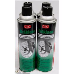 LOT OF 4 CRC BRAKLEEN NON-CHLORINATED BRAKE PARTS