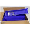 Image 1 : CASE OF AKRO-MILS BLUE STORAGE BINS