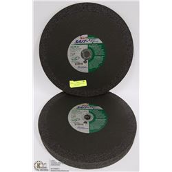 LOT OF SAIT 14"X1/8" PORTABLE SAW CUT OFF WHEELS