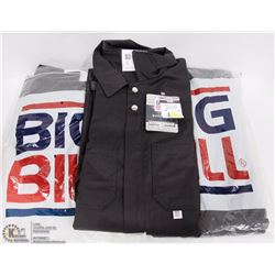 LOT OF 3 BIG BILL ALL COTTON COVERALLS SIZE 56 (L)
