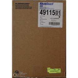 CASE OF KLEENGUARD A20 2XL WHITE HOODED COVERALLS