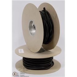 2 SPOOLS OF 1/4" WIRE LOOM TUBING