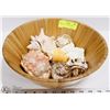 Image 1 : DECORATIVE BOWL WITH SEA SHELLS