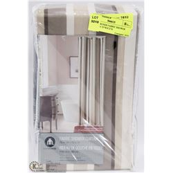 HOME TRENDS FABRIC SHOWER CURTAIN 70"WX72"H