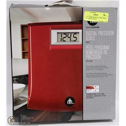 HOME TRENDS DIGITAL PRECISION RED WEIGHT SCALE