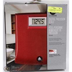 HOME TRENDS DIGITAL PRECISION RED WEIGHT SCALE
