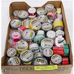 FLAT WITH MANY SCOTCH BRAND EXPRESSIONS TAPE INCL