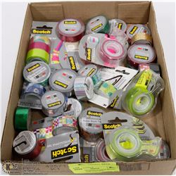 FLAT WITH MANY SCOTCH BRAND EXPRESSIONS TAPE INCL