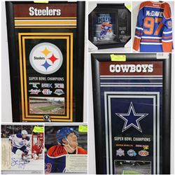 FEATURED ITEMS: SPORTS MEMORABILIA!
