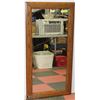 Image 1 : WOOD FRAMED MIRROR 23"X45"